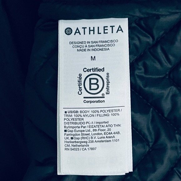 Athleta Cozy Sherpa Snap Sweatshirt Black Size Medium - Picture 9 of 12